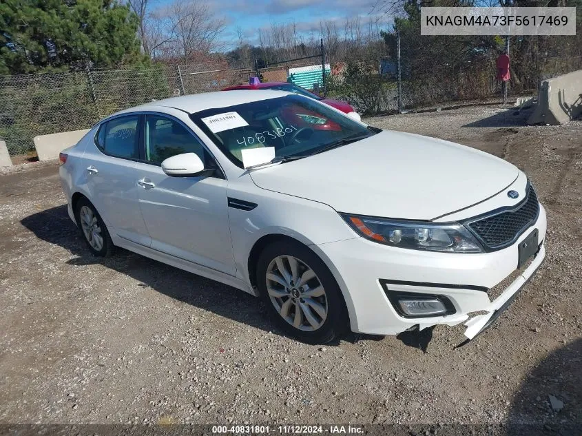 2015 Kia Optima Lx VIN: KNAGM4A73F5617469 Lot: 40831801