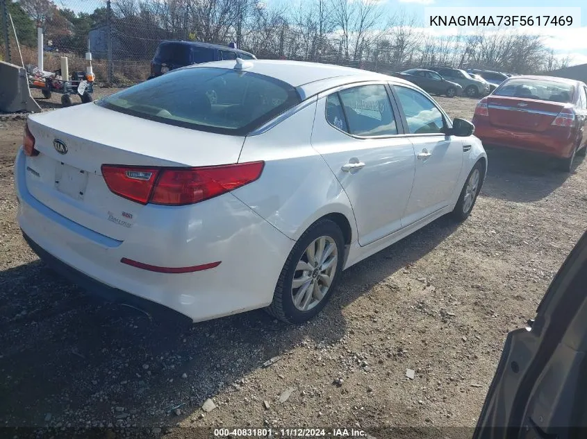 2015 Kia Optima Lx VIN: KNAGM4A73F5617469 Lot: 40831801