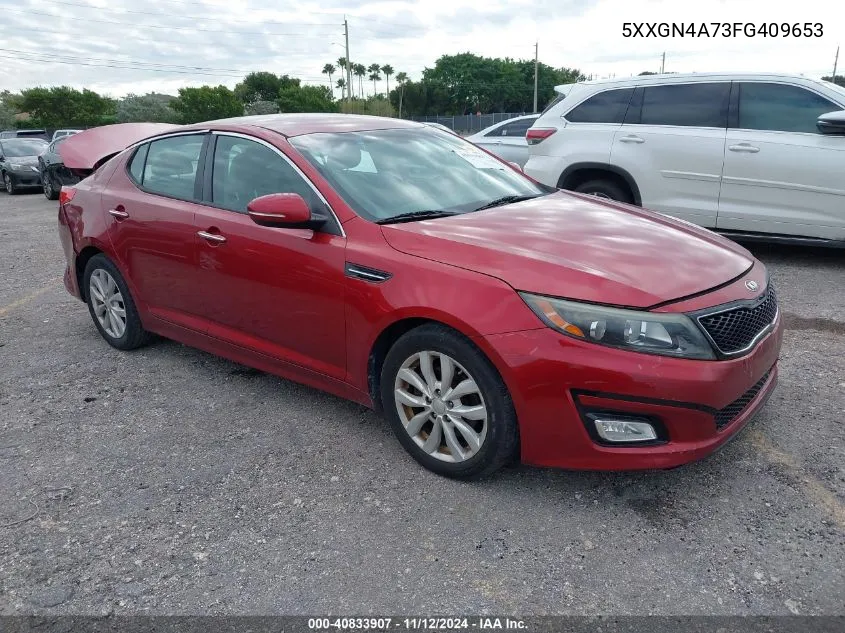 2015 Kia Optima Ex VIN: 5XXGN4A73FG409653 Lot: 40833907