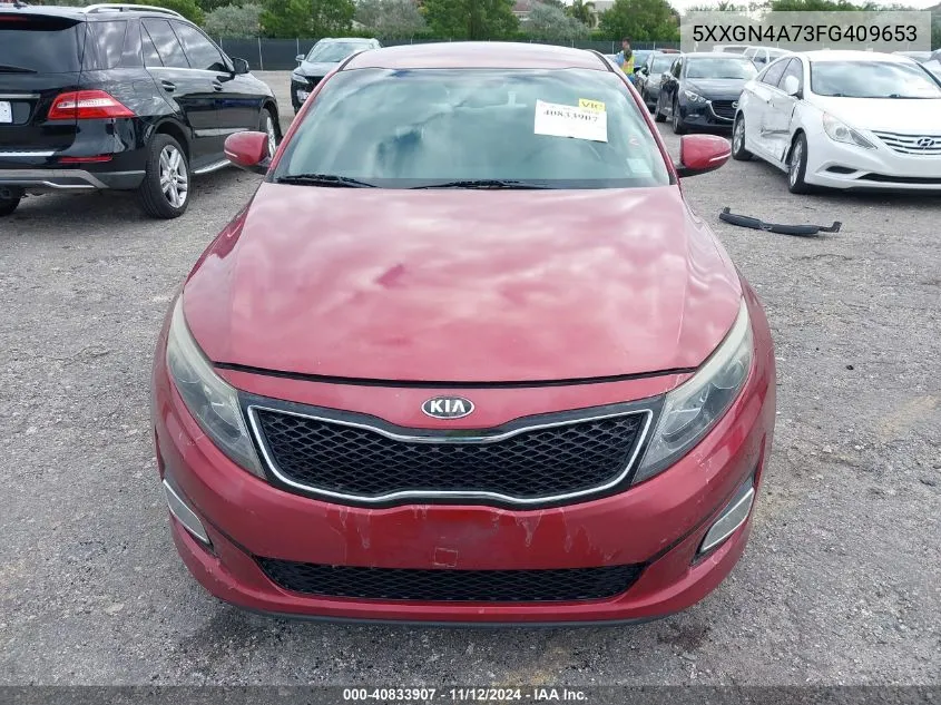 2015 Kia Optima Ex VIN: 5XXGN4A73FG409653 Lot: 40833907