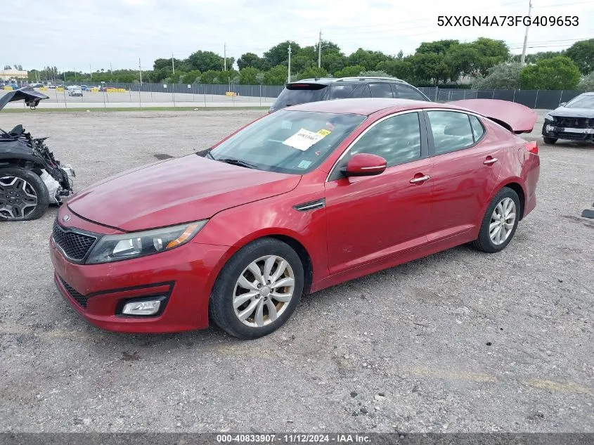 2015 Kia Optima Ex VIN: 5XXGN4A73FG409653 Lot: 40833907