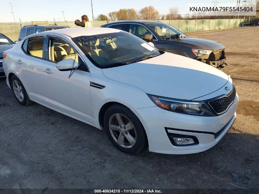 2015 Kia Optima Lx VIN: KNAGM4A79F5545404 Lot: 40834215