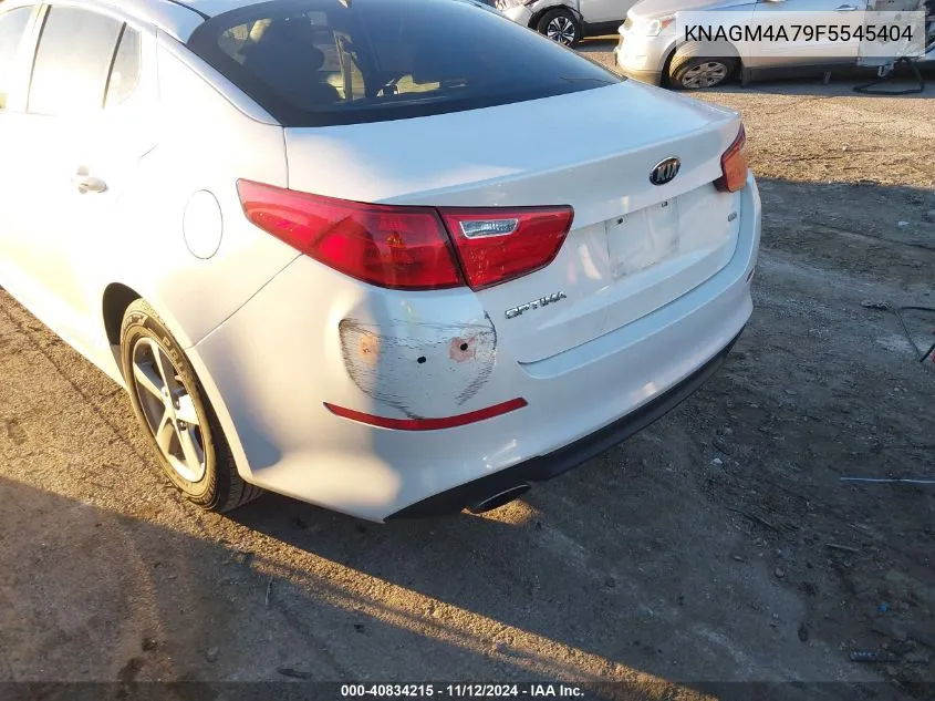 2015 Kia Optima Lx VIN: KNAGM4A79F5545404 Lot: 40834215