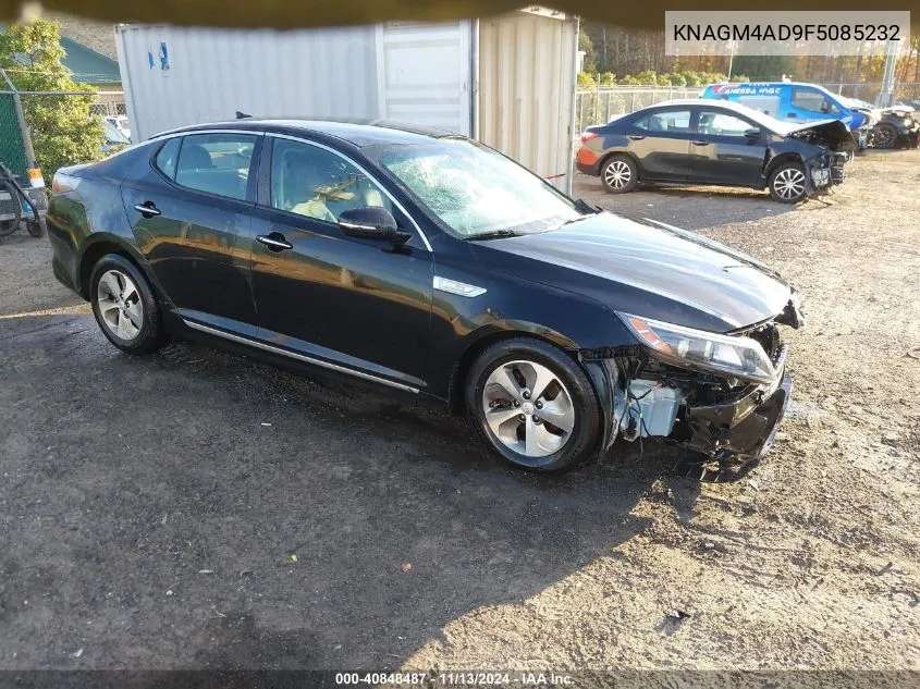 2015 Kia Optima Hybrid VIN: KNAGM4AD9F5085232 Lot: 40848487