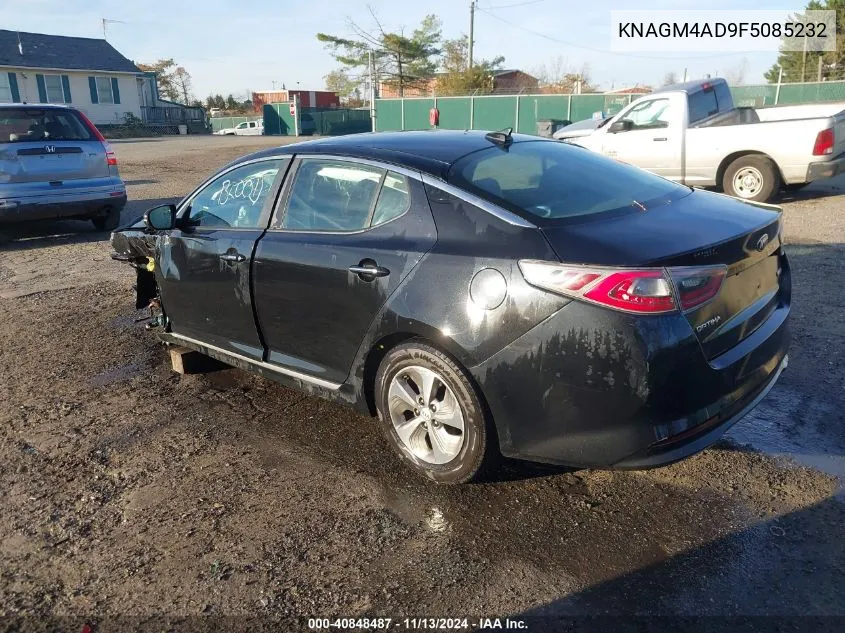 2015 Kia Optima Hybrid VIN: KNAGM4AD9F5085232 Lot: 40848487