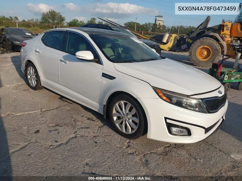 2015 Kia Optima Ex VIN: 5XXGN4A78FG473459 Lot: 40849555