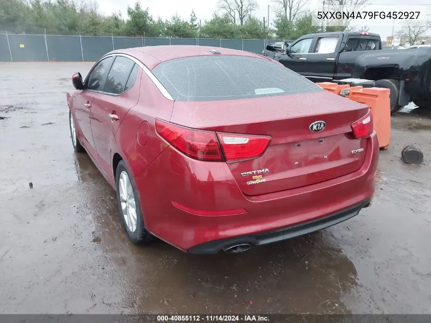 2015 Kia Optima Ex VIN: 5XXGN4A79FG452927 Lot: 40855112