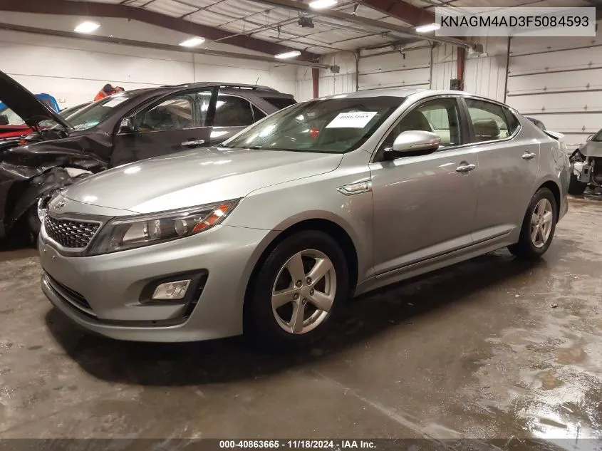 2015 Kia Optima Hybrid VIN: KNAGM4AD3F5084593 Lot: 40863665