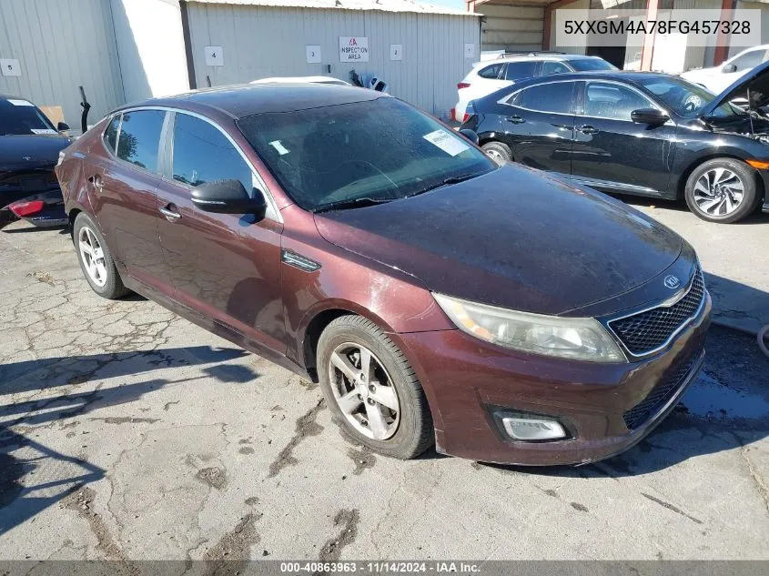 2015 Kia Optima Lx VIN: 5XXGM4A78FG457328 Lot: 40863963