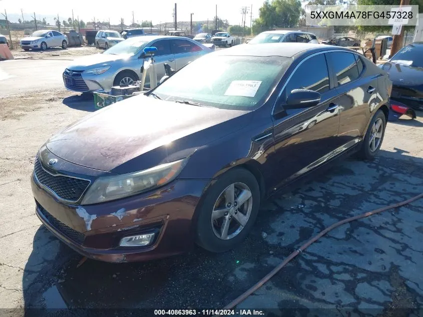 2015 Kia Optima Lx VIN: 5XXGM4A78FG457328 Lot: 40863963