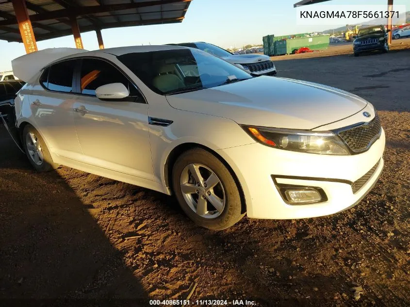 2015 Kia Optima Lx VIN: KNAGM4A78F5661371 Lot: 40865151