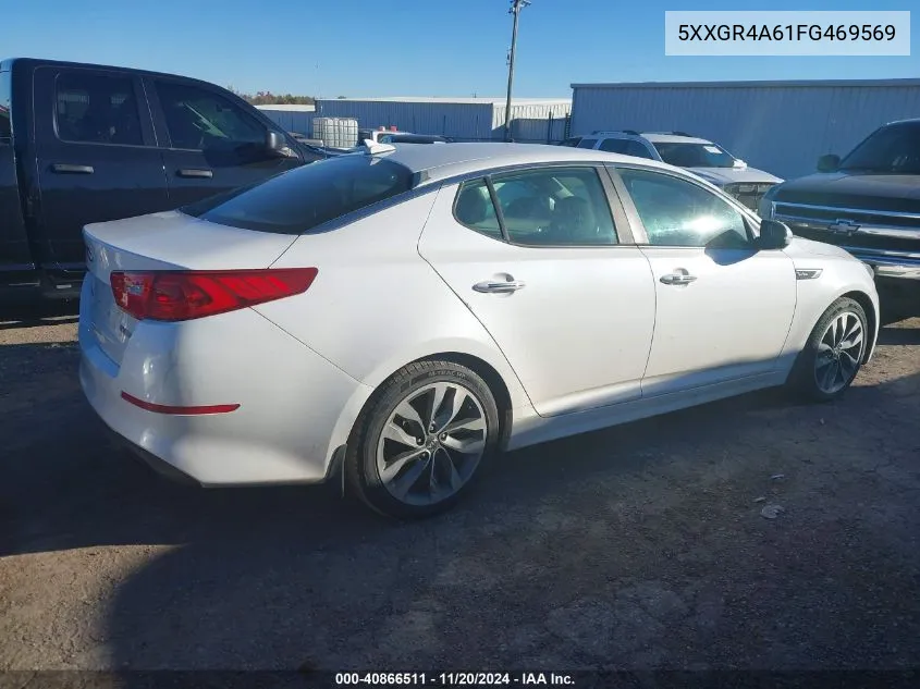 2015 Kia Optima Sx Turbo VIN: 5XXGR4A61FG469569 Lot: 40866511