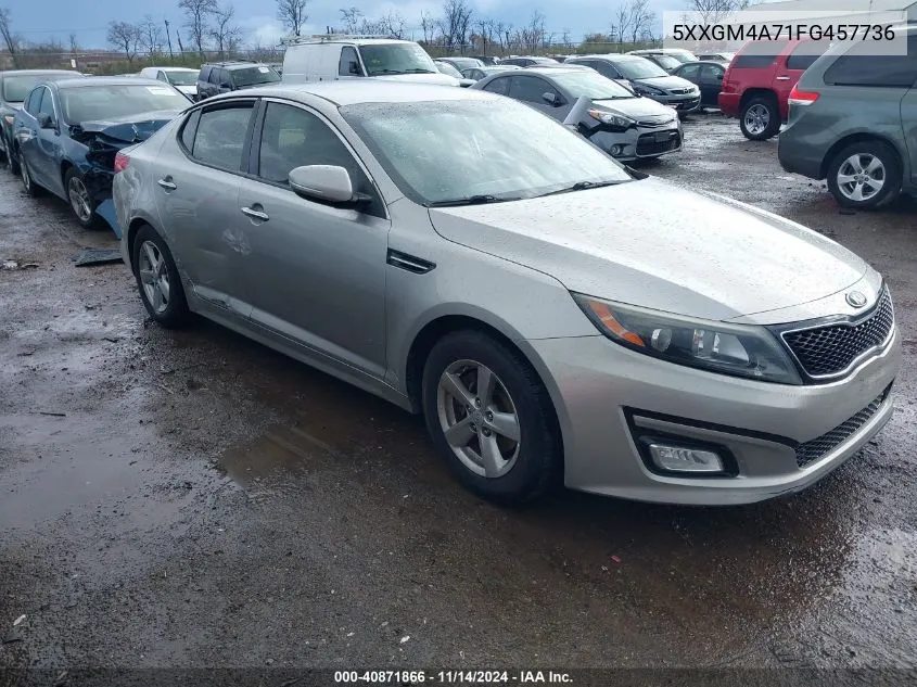 2015 Kia Optima Lx VIN: 5XXGM4A71FG457736 Lot: 40871866