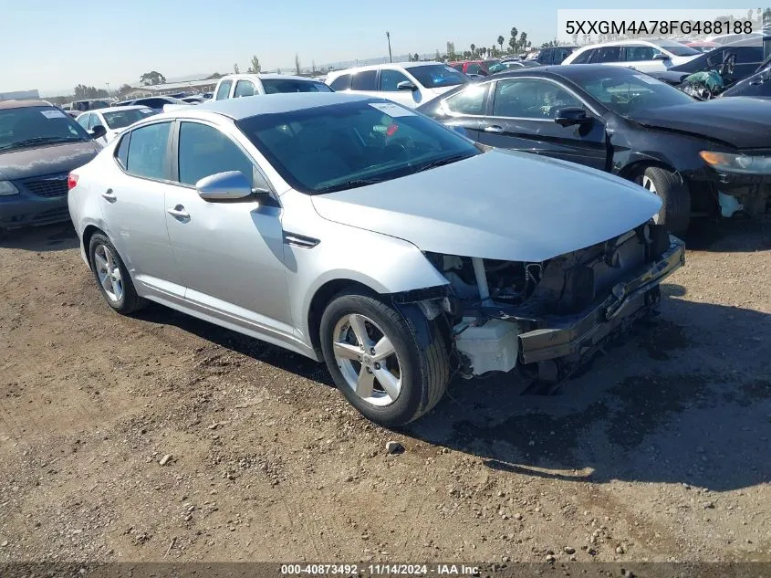 5XXGM4A78FG488188 2015 Kia Optima Lx