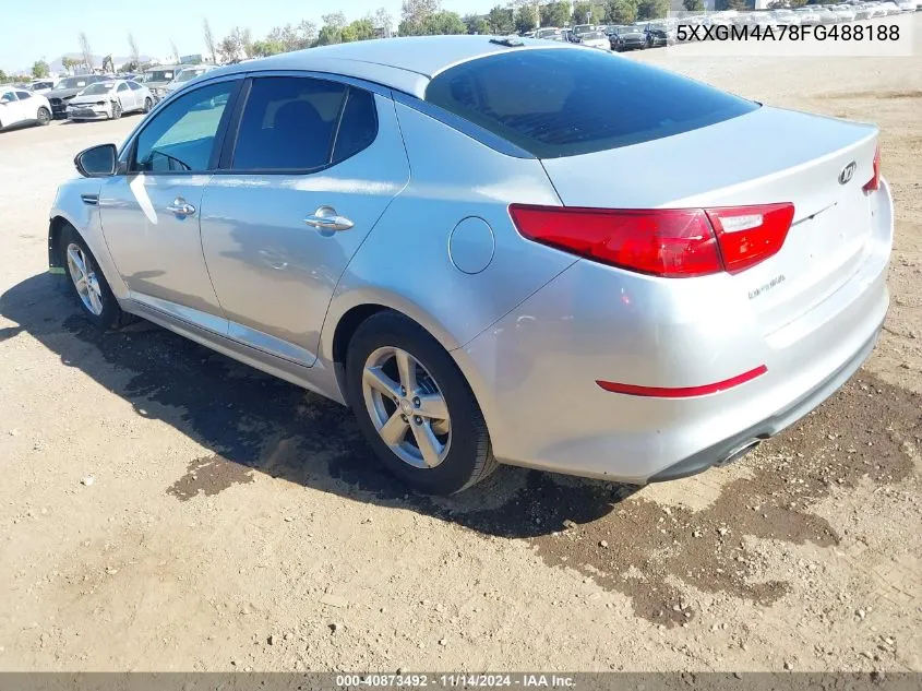 5XXGM4A78FG488188 2015 Kia Optima Lx