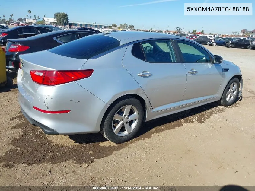 5XXGM4A78FG488188 2015 Kia Optima Lx