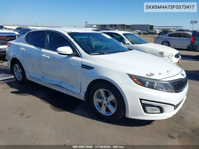 2015 Kia Optima Lx VIN: 5XXGM4A73FG373417 Lot: 40873849