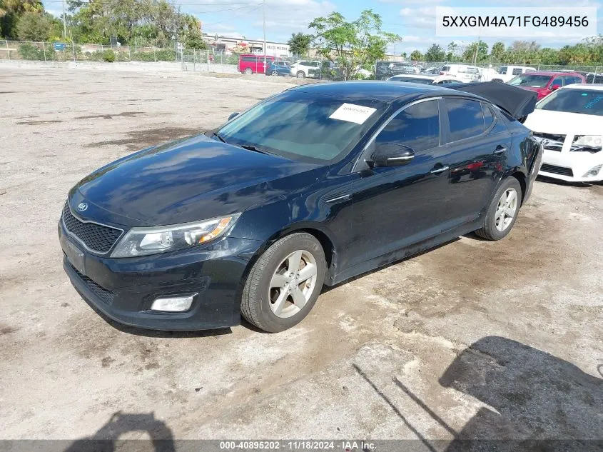 2015 Kia Optima Lx VIN: 5XXGM4A71FG489456 Lot: 40895202