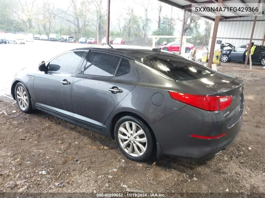 2015 Kia Optima Ex VIN: 5XXGN4A71FG429366 Lot: 40899652