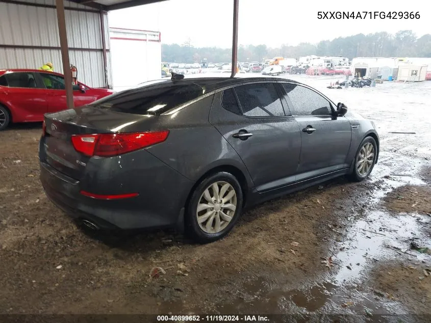 2015 Kia Optima Ex VIN: 5XXGN4A71FG429366 Lot: 40899652