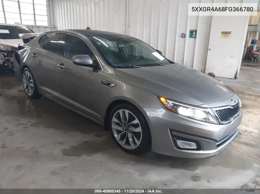 2015 Kia Optima Sx Turbo VIN: 5XXGR4A68FG366780 Lot: 40900345