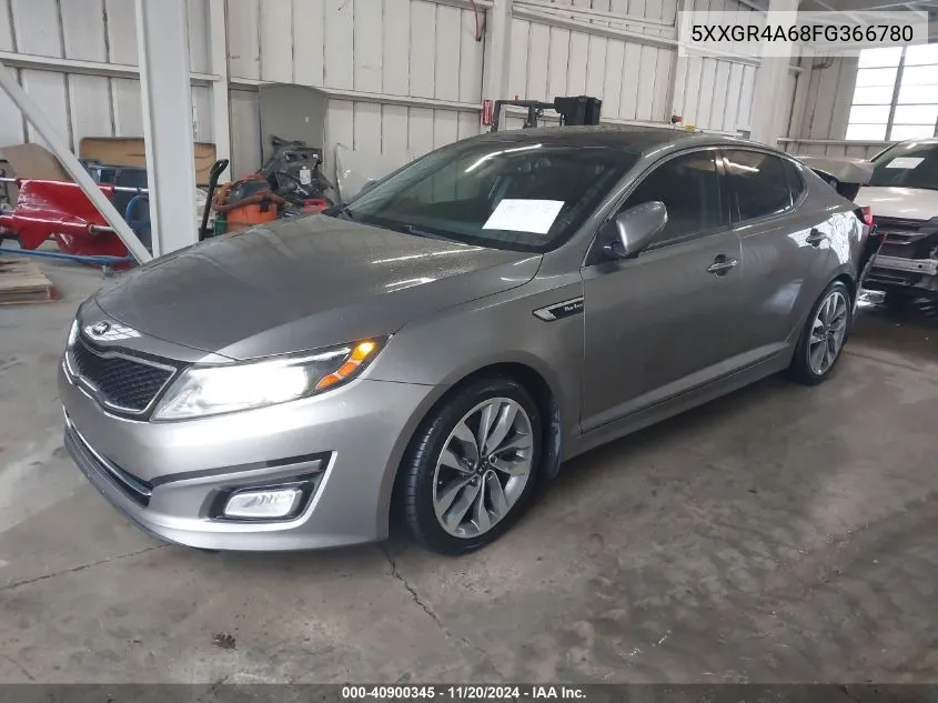 2015 Kia Optima Sx Turbo VIN: 5XXGR4A68FG366780 Lot: 40900345