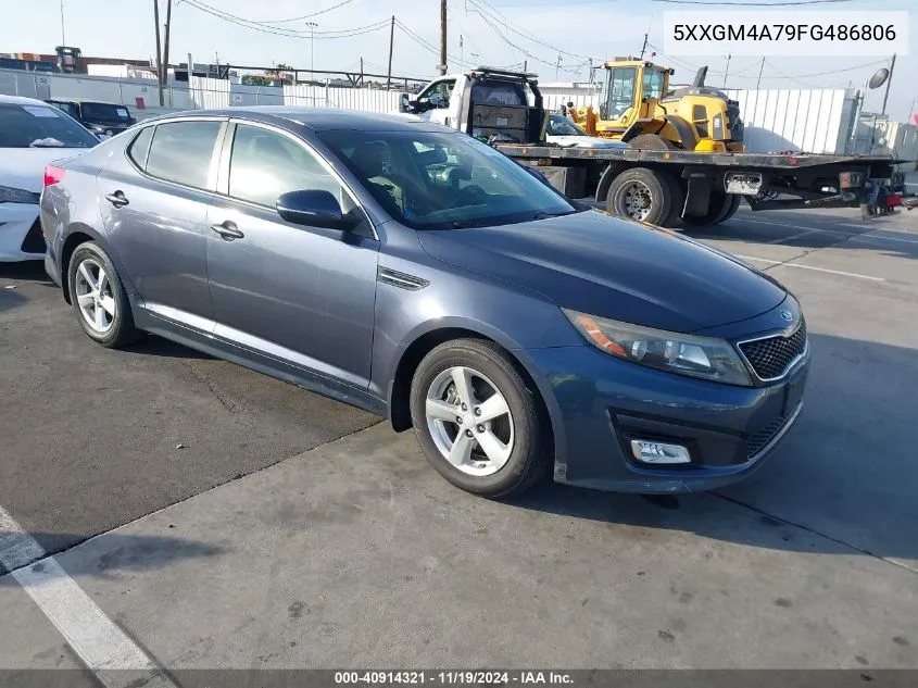 2015 Kia Optima Lx VIN: 5XXGM4A79FG486806 Lot: 40914321