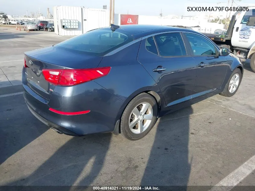 2015 Kia Optima Lx VIN: 5XXGM4A79FG486806 Lot: 40914321