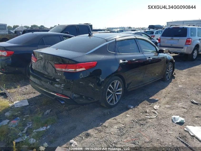 5XXGU4L34GG090844 2016 Kia Optima