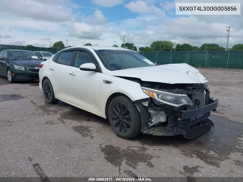 5XXGT4L30GG005856 2016 Kia Optima Lx