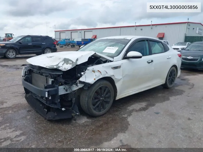 5XXGT4L30GG005856 2016 Kia Optima Lx