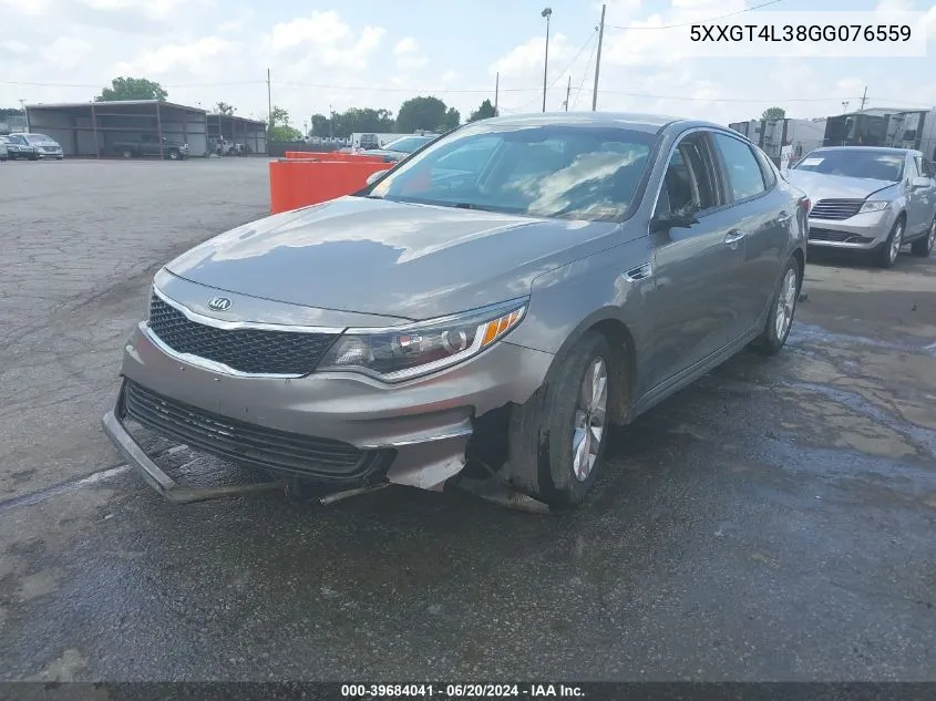 2016 Kia Optima Lx VIN: 5XXGT4L38GG076559 Lot: 39684041