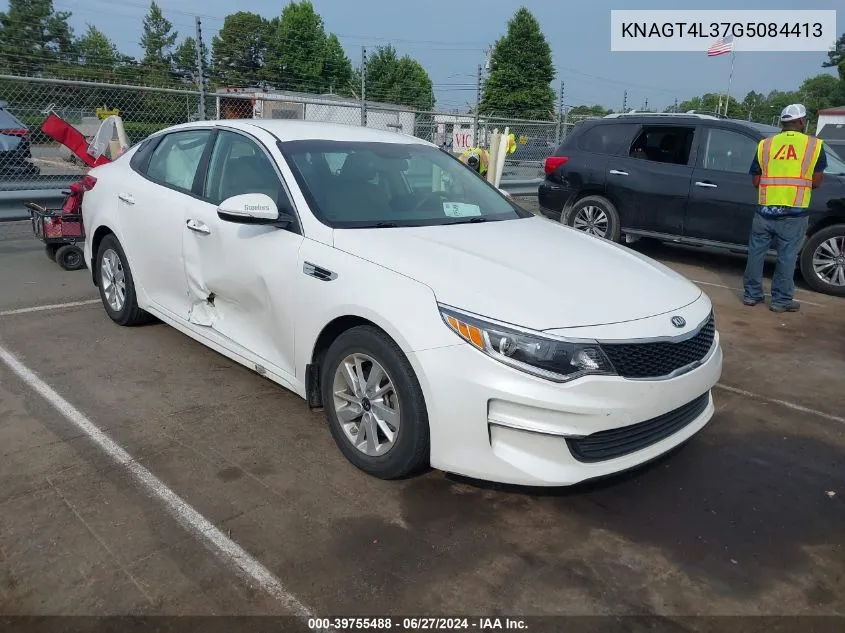 2016 Kia Optima Lx VIN: KNAGT4L37G5084413 Lot: 39755488