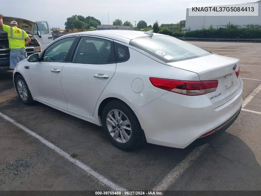 KNAGT4L37G5084413 2016 Kia Optima Lx