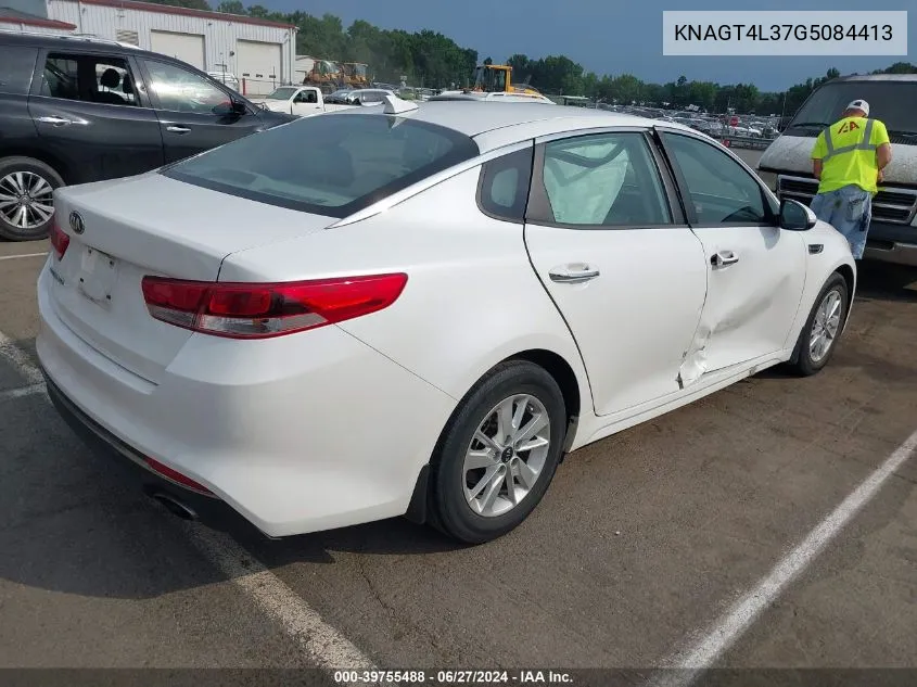 2016 Kia Optima Lx VIN: KNAGT4L37G5084413 Lot: 39755488