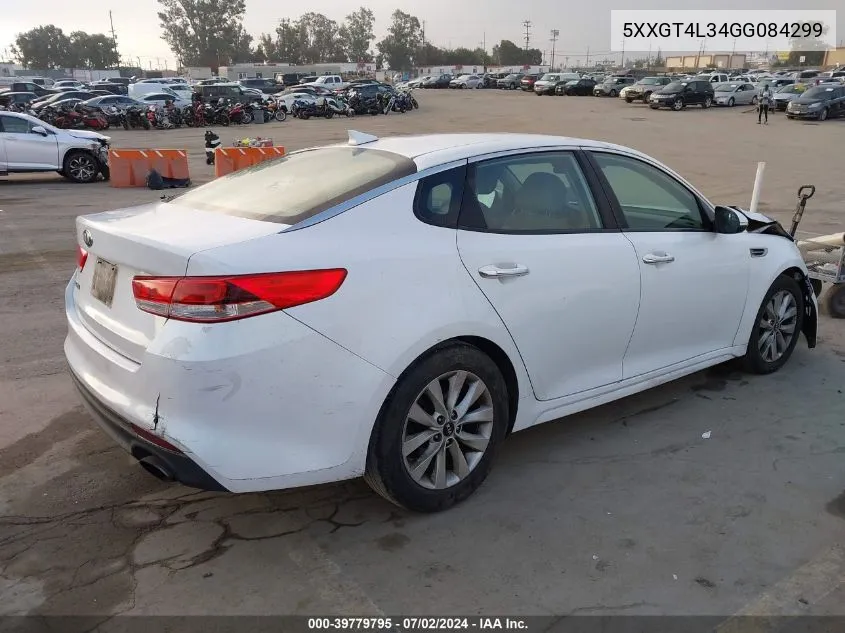 2016 Kia Optima Lx VIN: 5XXGT4L34GG084299 Lot: 39779795