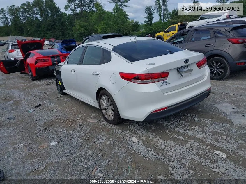 5XXGT4L39GG004902 2016 Kia Optima Lx