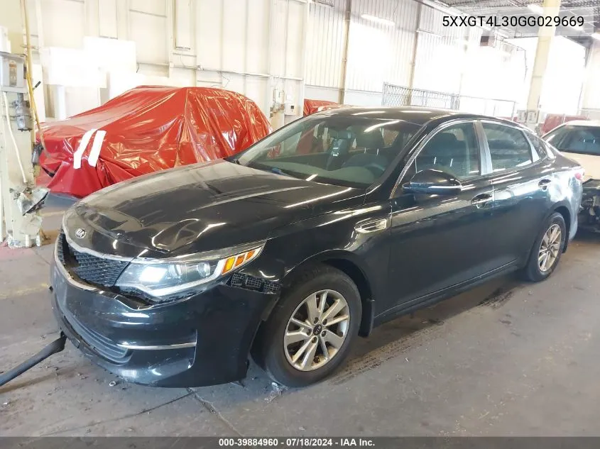 5XXGT4L30GG029669 2016 Kia Optima Lx