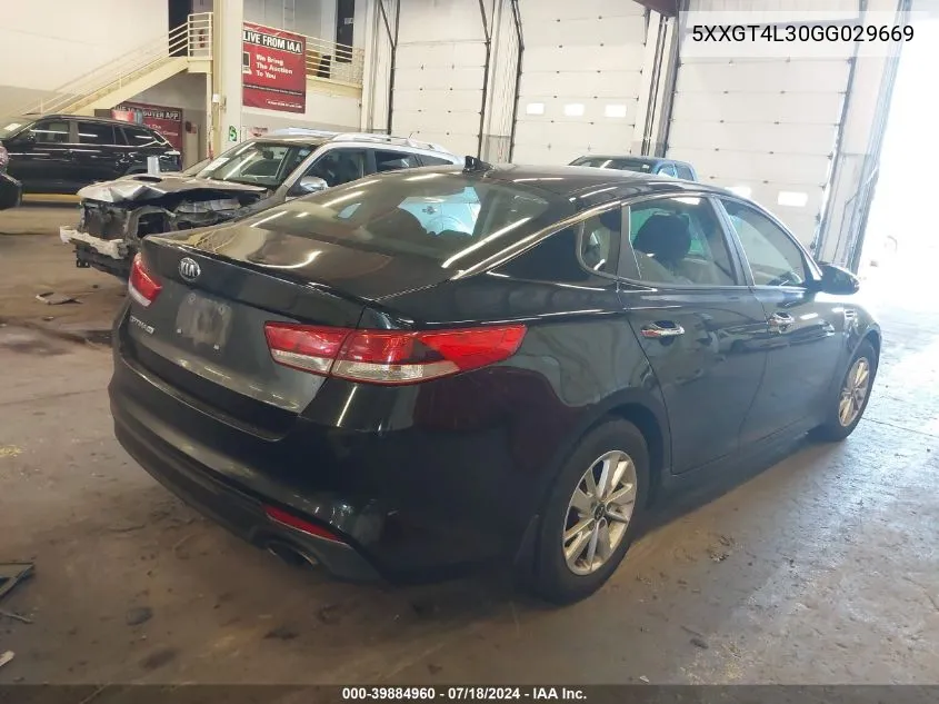 5XXGT4L30GG029669 2016 Kia Optima Lx