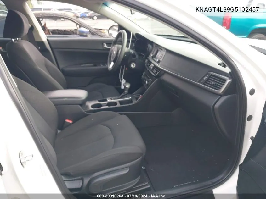 KNAGT4L39G5102457 2016 Kia Optima Lx