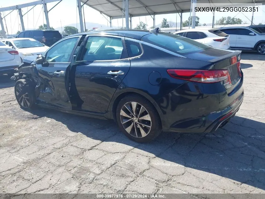 2016 Kia Optima Sx Turbo VIN: 5XXGW4L29GG052351 Lot: 39977976