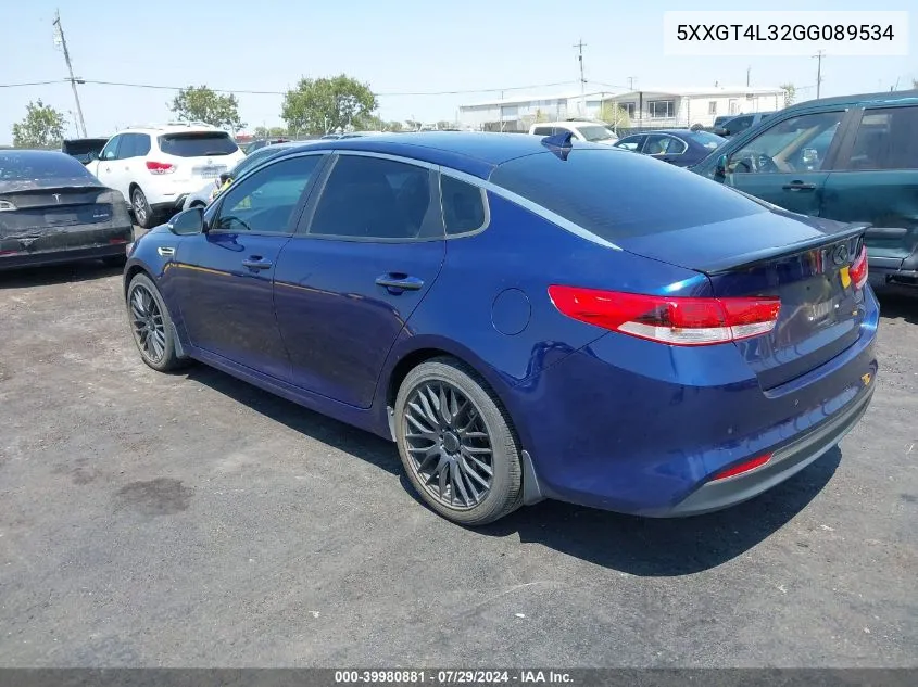 2016 Kia Optima Lx VIN: 5XXGT4L32GG089534 Lot: 39980881