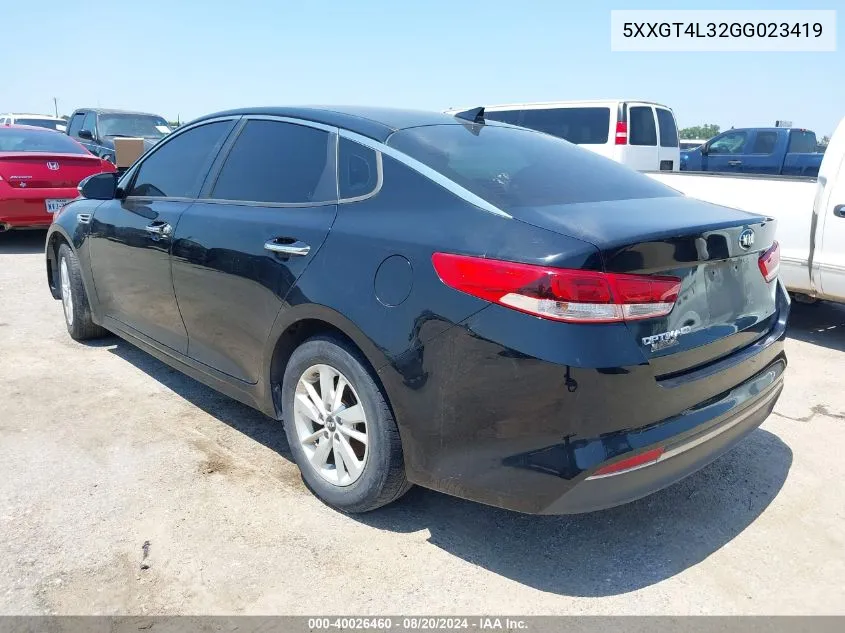 5XXGT4L32GG023419 2016 Kia Optima Lx