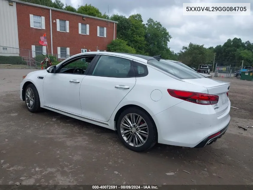 5XXGV4L29GG084705 2016 Kia Optima Sxl Turbo