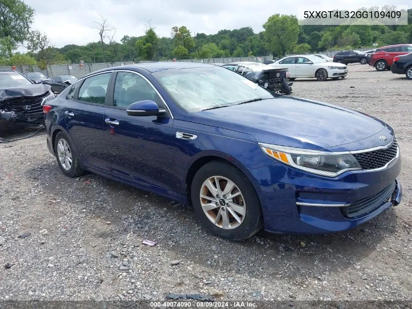 5XXGT4L32GG109409 2016 Kia Optima Lx