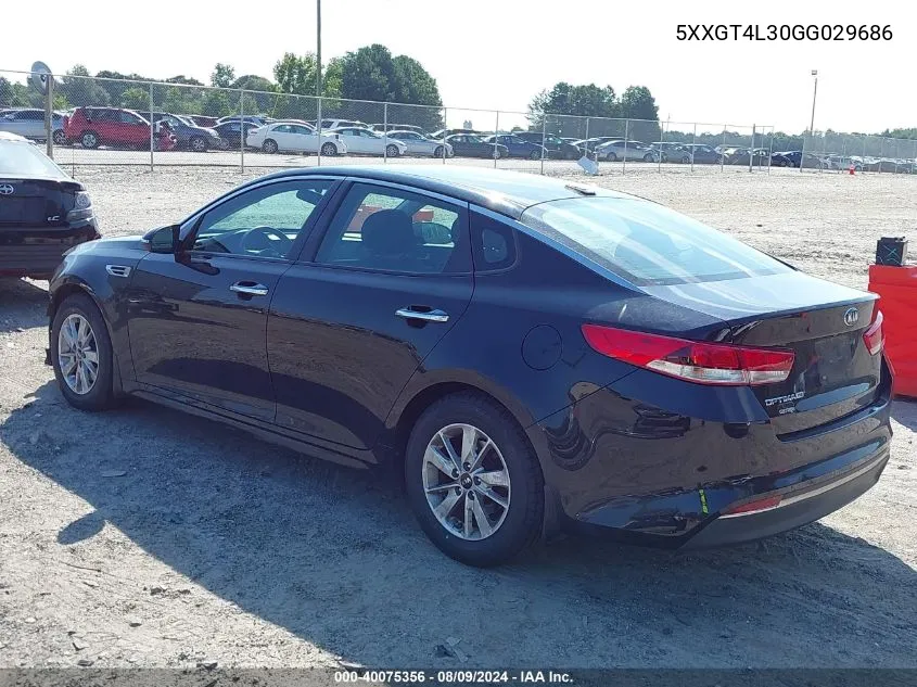 5XXGT4L30GG029686 2016 Kia Optima Lx