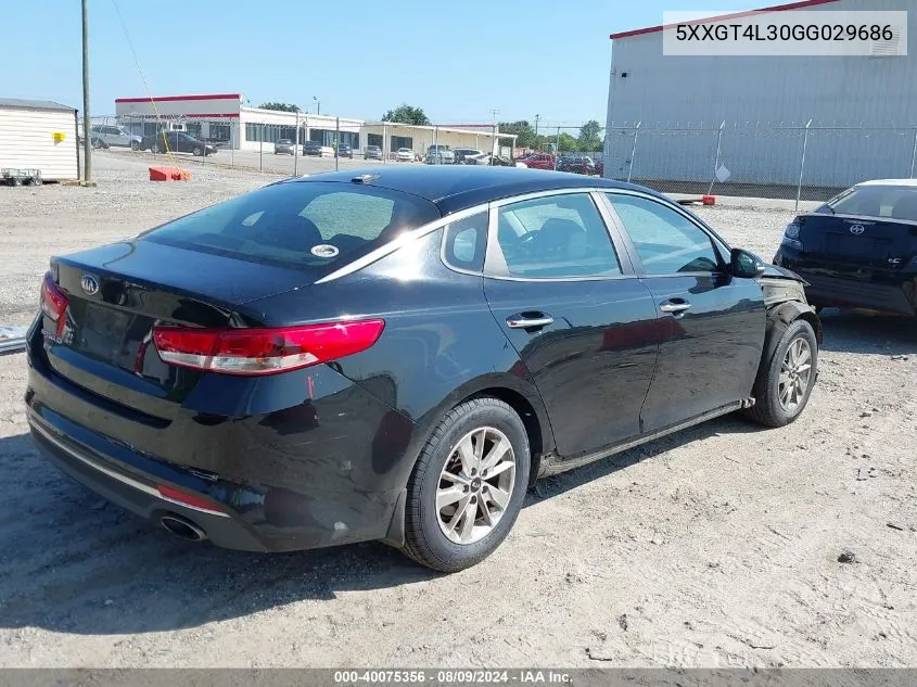 5XXGT4L30GG029686 2016 Kia Optima Lx