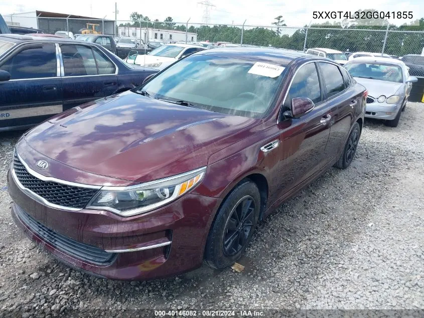 5XXGT4L32GG041855 2016 Kia Optima Lx