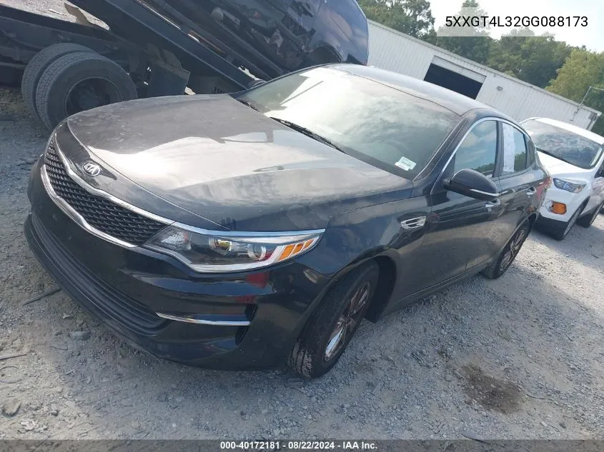 2016 Kia Optima Lx VIN: 5XXGT4L32GG088173 Lot: 40172181