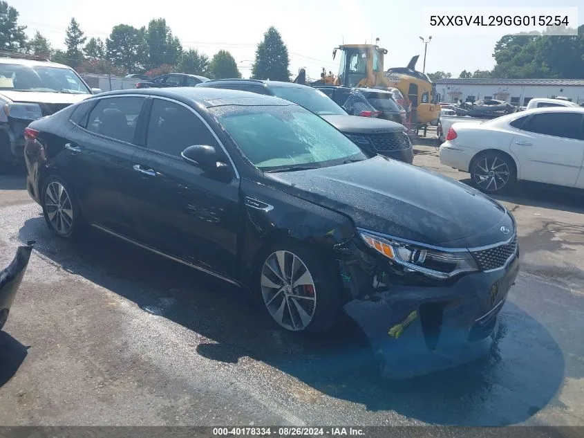 5XXGV4L29GG015254 2016 Kia Optima Sxl Turbo